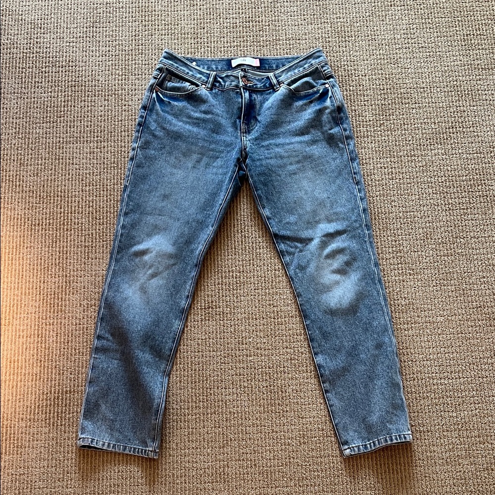 CAbi Harlow - Size 4 - Women's Straight Leg Blue Jeans